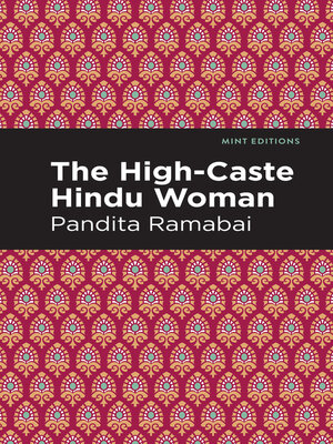 cover image of The High-Caste Hindu Woman